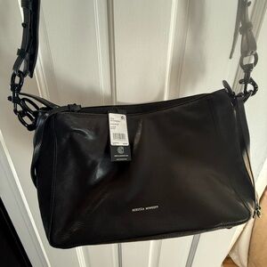 New with tags! Beautiful black leather bag
